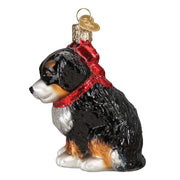 Old World Christmas Bernedoodle Puppy Ornament