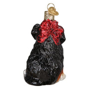 Old World Christmas Bernedoodle Puppy Ornament