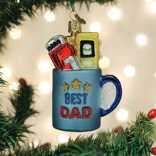 Old World Christmas Best Dad Mug Ornament