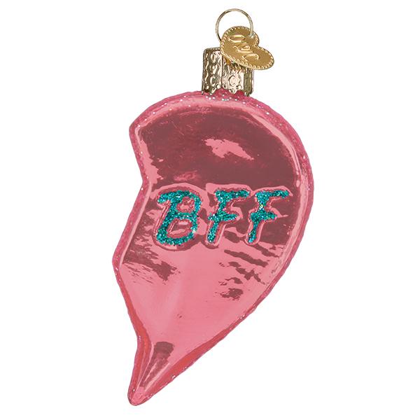 Old World Christmas Bff Hearts Ornament