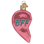 Old World Christmas Bff Hearts Ornament