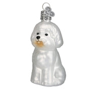 Old World Christmas Bichon Frise Ornament