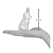 Old World Christmas Bichon Frise Ornament