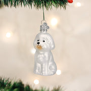 Old World Christmas Bichon Frise Ornament