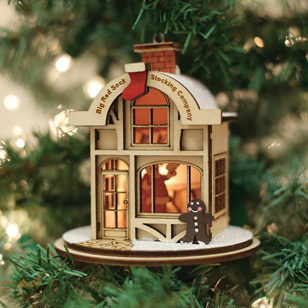 Old World Christmas Big Red Sock Stocking Co. Ornament