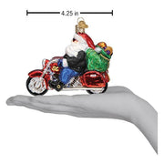 Old World Christmas Biker Santa Ornament