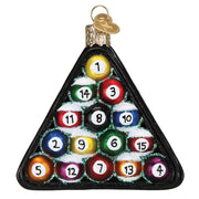 Old World Christmas Billiard Balls Ornament