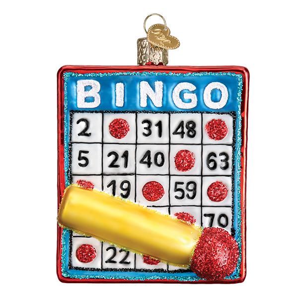 Old World Christmas Bingo Ornament
