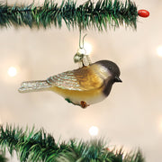 Old World Christmas Black-capped Chickadee