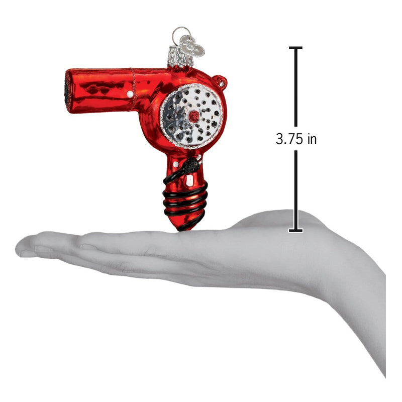 Old World Christmas Blow-dryer Ornament