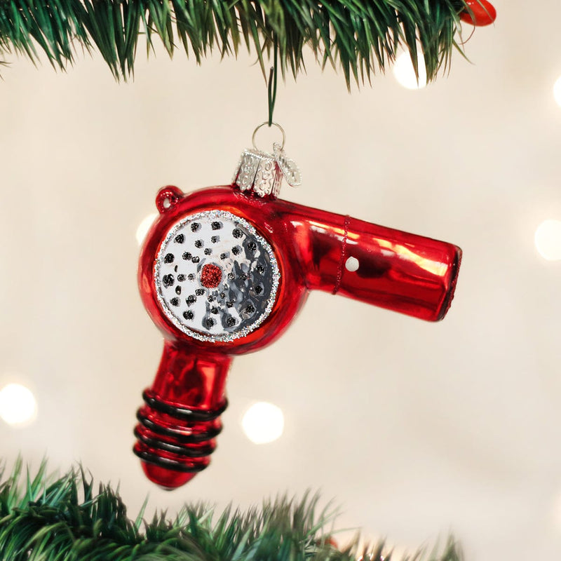 Old World Christmas Blow-dryer Ornament
