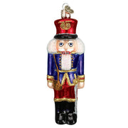 Old World Christmas Blue Coat Soldier Nutcracker Ornament