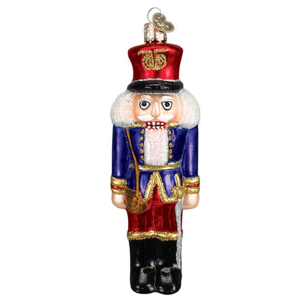 Old World Christmas Blue Coat Soldier Nutcracker Ornament