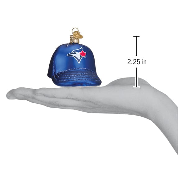 Old World Christmas Blue Jays Baseball Cap Ornament