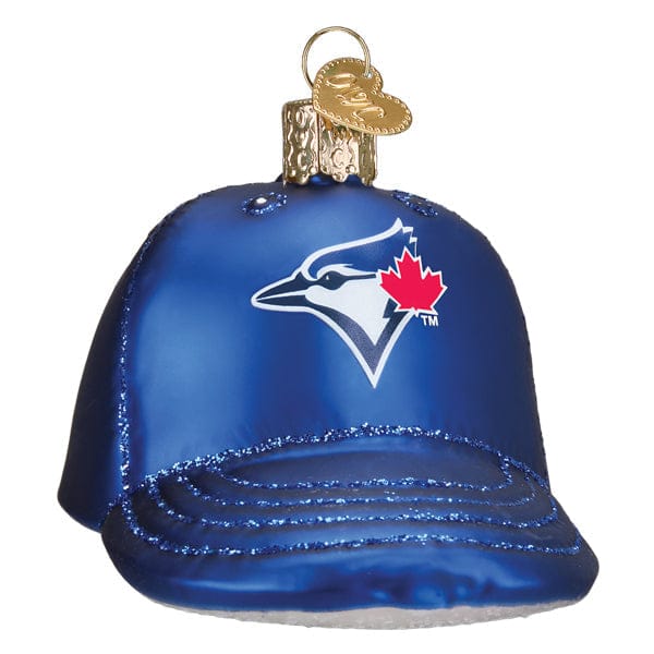 Old World Christmas Blue Jays Baseball Cap Ornament