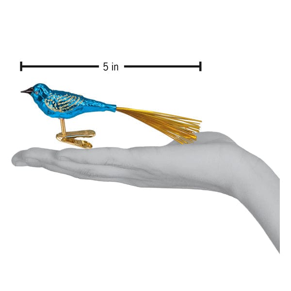 Old World Christmas Blue Lovebird Ornament