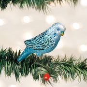 Old World Christmas Blue Miniature Parakeet Ornament