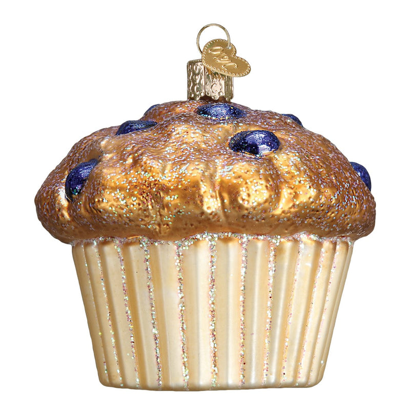 Old World Christmas Blueberry Muffin Ornament