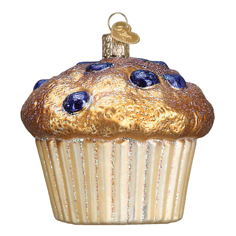 Old World Christmas Blueberry Muffin Ornament