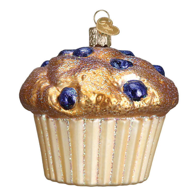Old World Christmas Blueberry Muffin Ornament
