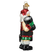 Old World Christmas Bodybuilder Santa Ornament