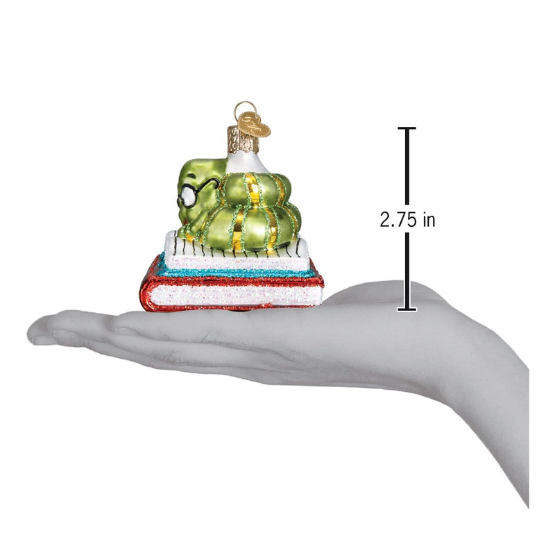 Old World Christmas Bookworm Ornament