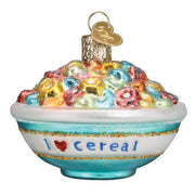 Old World Christmas Bowl Of Cereal Ornament