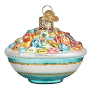 Old World Christmas Bowl Of Cereal Ornament