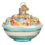 Old World Christmas Bowl Of Cereal Ornament