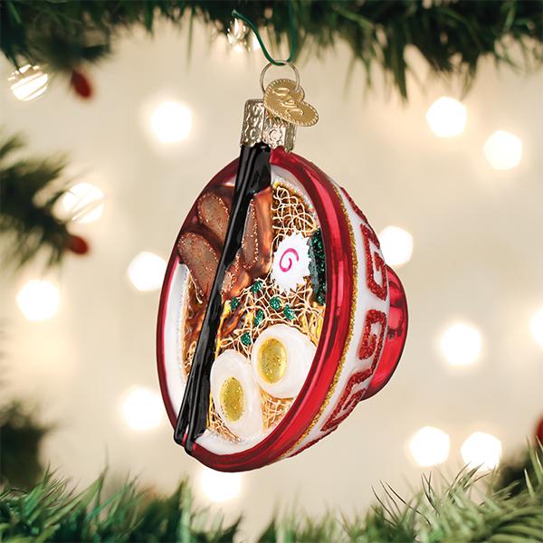 Old World Christmas Bowl Of Ramen Ornament