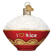 Old World Christmas Bowl Of Rice Ornament