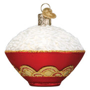 Old World Christmas Bowl Of Rice Ornament