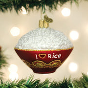 Old World Christmas Bowl Of Rice Ornament