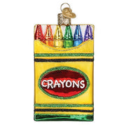 Old World Christmas Box Of Crayons Ornament