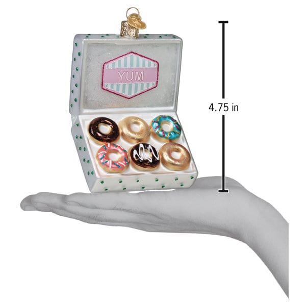 Old World Christmas Box Of Donuts Ornament