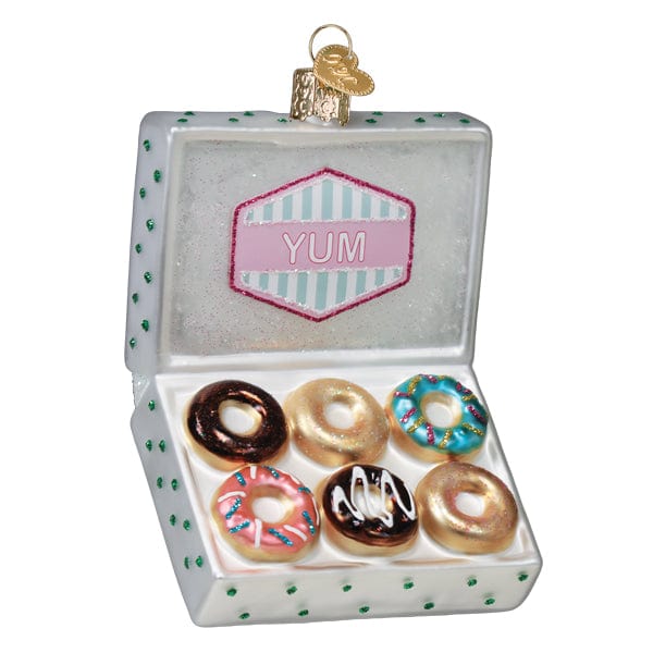 Old World Christmas Box Of Donuts Ornament