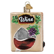 Old World Christmas Boxed Wine Ornament