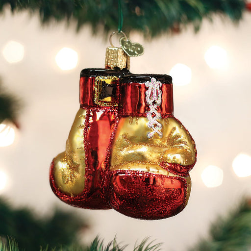 Old World Christmas Boxing Gloves Ornament