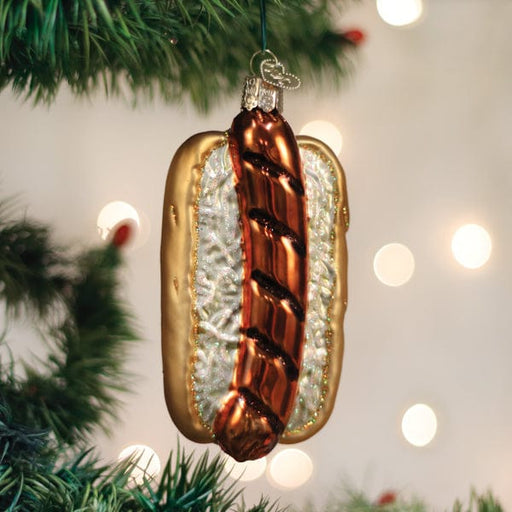 Old World Christmas Bratwurst Sandwich Ornament
