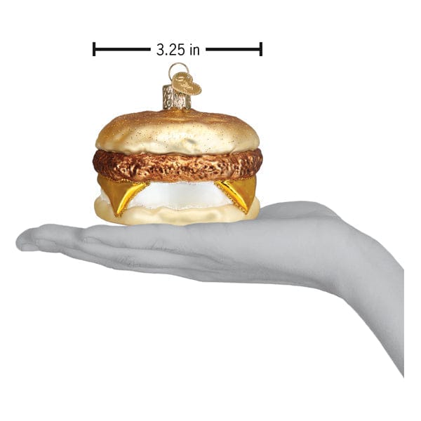 Old World Christmas Breakfast Sandwich Ornament