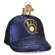Old World Christmas Brewers Baseball Cap Ornament