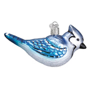 Old World Christmas Bright Blue Jay Ornament