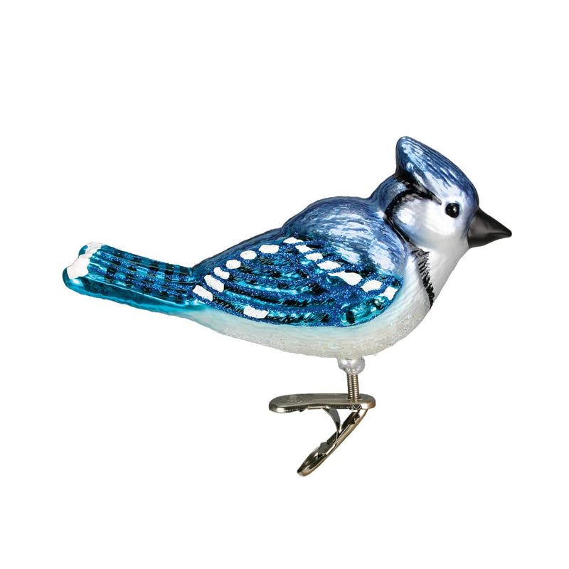Old World Christmas Bright Blue Jay Ornament