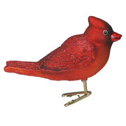 Old World Christmas Bright Red Cardinal Ornament