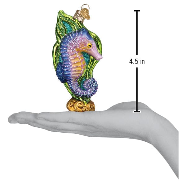 Old World Christmas Bright Seahorse Ornament