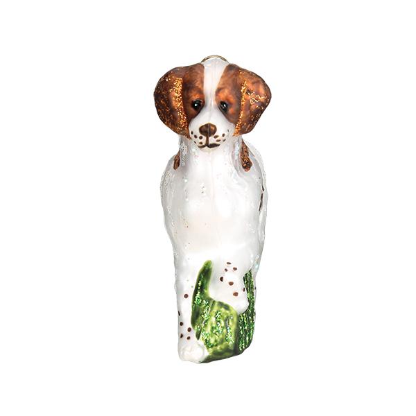 Old World Christmas Brittany Spaniel Ornament