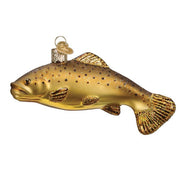 Old World Christmas Brown Trout Ornament
