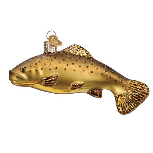 Old World Christmas Brown Trout Ornament