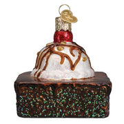 Old World Christmas Brownie A La Mode Ornament