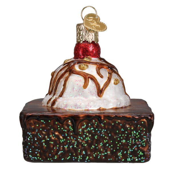 Old World Christmas Brownie A La Mode Ornament